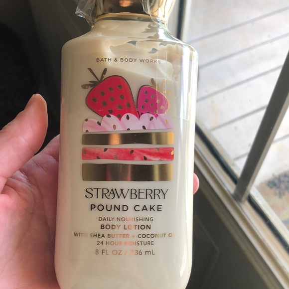 Bath & Body Works Other - Strawberry Poundcake Bath and Body Lotion-NEW New